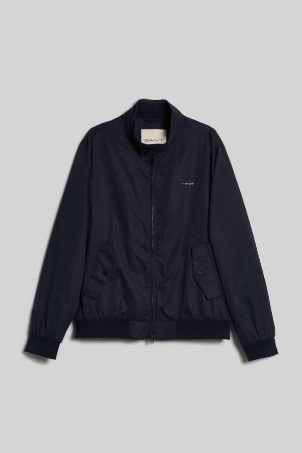 DZEKI GANT LIGHTWEIGHT HARRINGTON JACKET EVENING BLUE