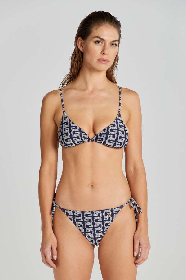 FÜRDŐRUHA GANT G PATTERN TRIANGLE FELŐ RÉZ EVENING BLUE