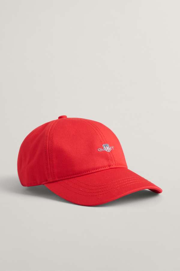 SAPKA 1-6 ÉVES GANT SHIELD COTTON TWILL CAP BRIGHT RED