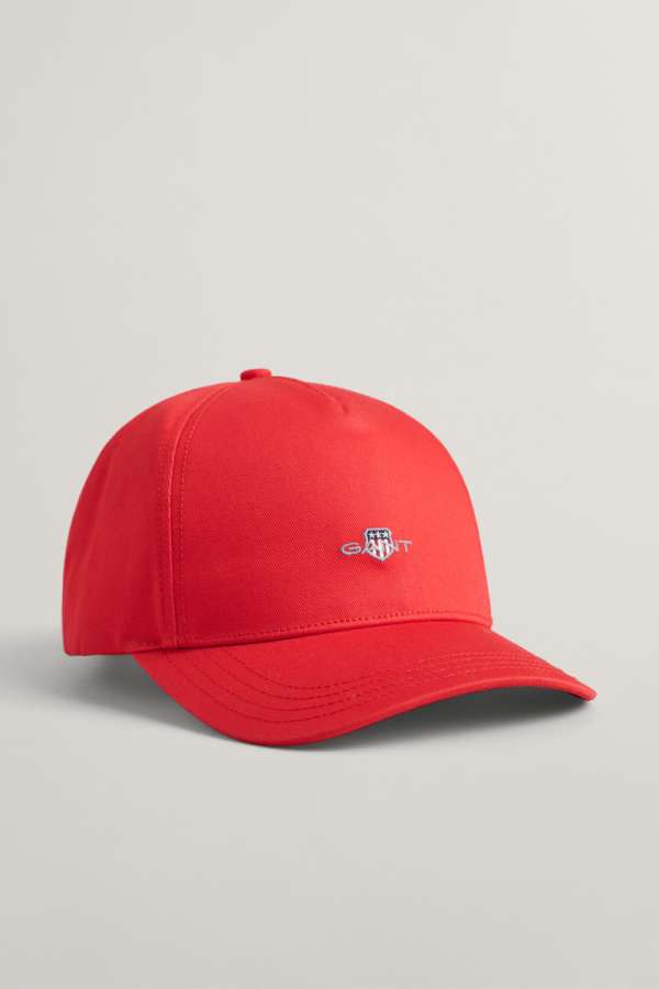 SAPKA 7-16 ÉVES GANT SHIELD COTTON TWILL CAP BRIGHT RED