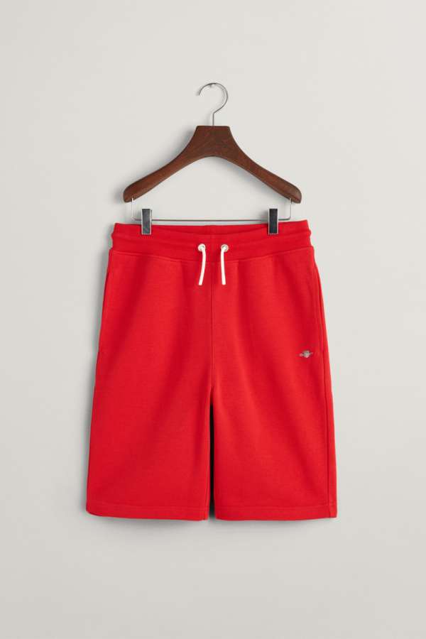 TRÉNINGRUHA RÖVIDNADRÁG GANT SHIELD SWEAT SHORTS BRIGHT RED