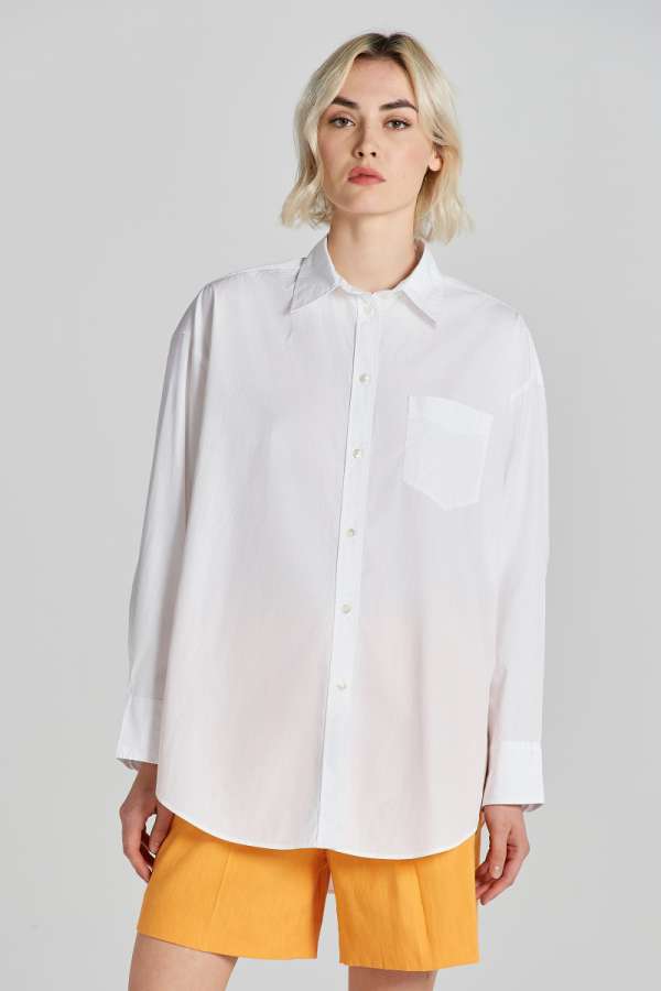 ING GANT OS POPLIN SHIRT WHITE
