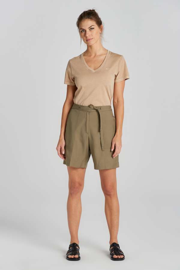 RÖVIDNADRÁG GANT REL TIE WAIST SHORTS DRIED CLAY