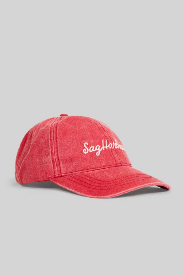 SAPKA GANT SUNFADED CITY SH CAP BRIGHT RED