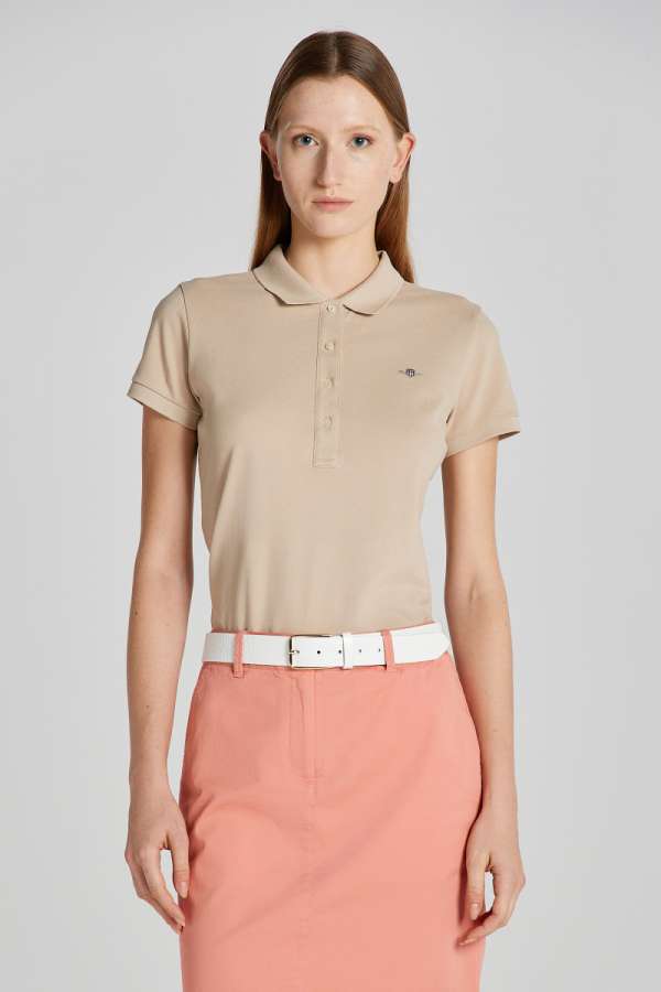 PÓLÓ GANT LIM HEILD CAP LEEVE PIQUE POLO DRY AND