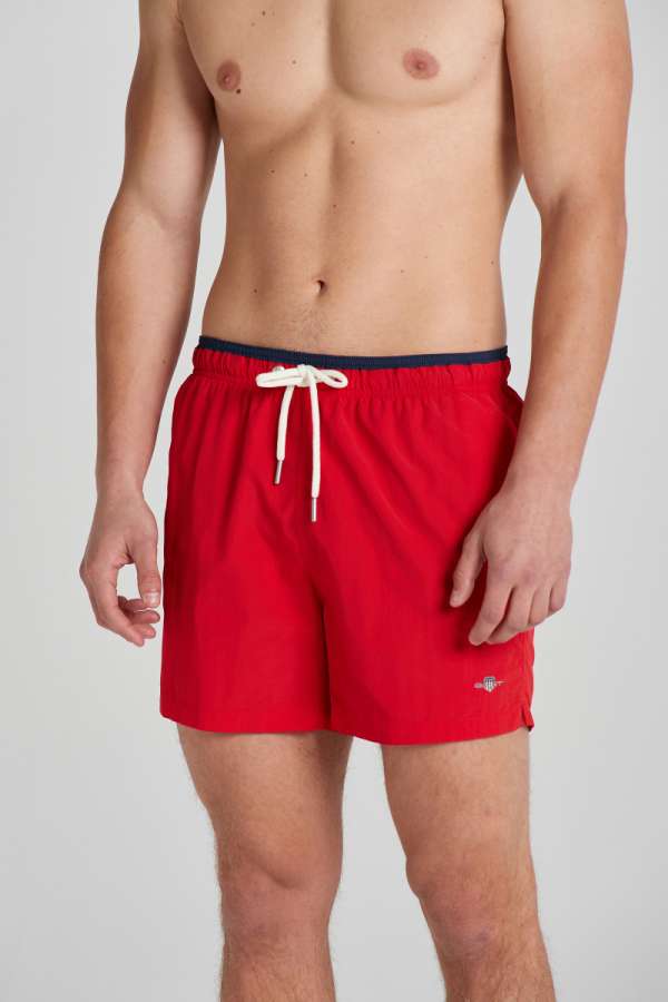 FÜRDŐRUHA GANT SHIELD SWIM SHORTS BRIGHT RED
