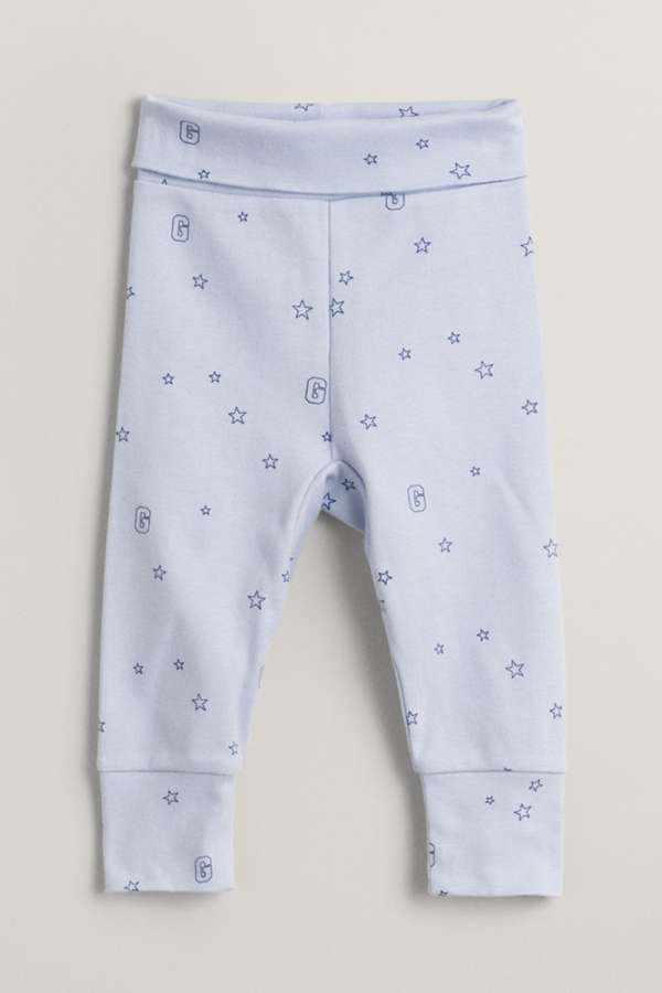 TRÉNINGNADRÁG GANT STAR AND G PRINTED LEGGINGS FRESH BLUE