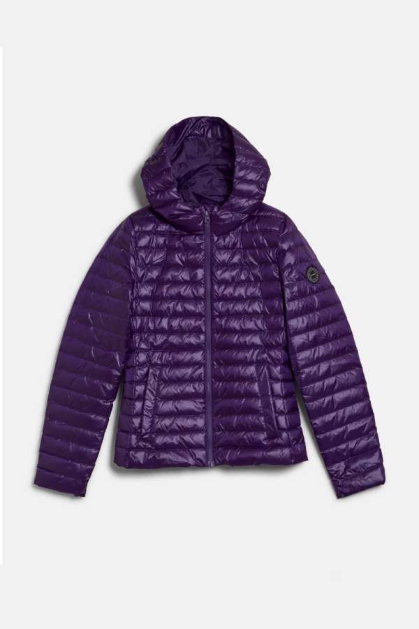 DZSEKI GANT SHINY LIGHT PADDED DOWN JACKET PANSY PURPLE
