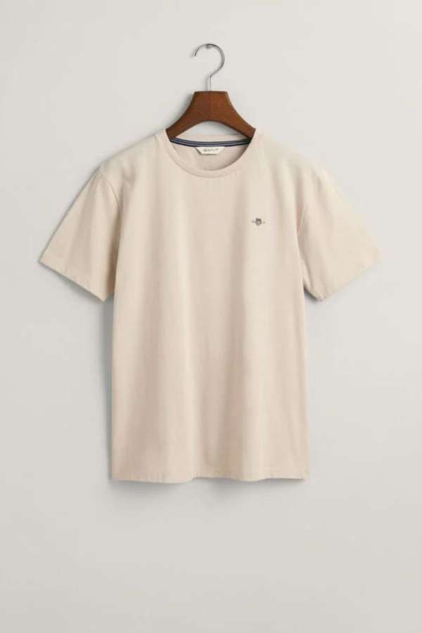 PÓLÓ GANT SHIELD SS T-SHIRT SOFT OAT