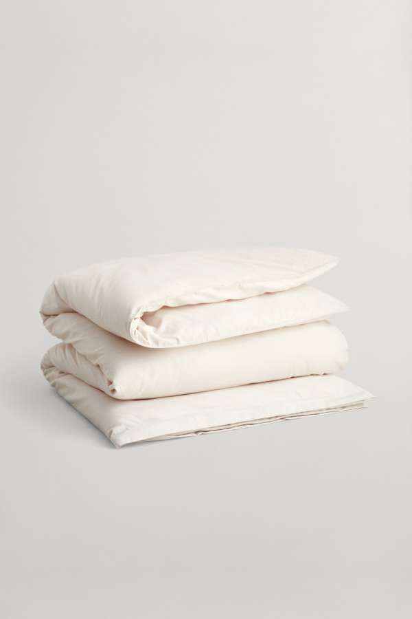 ÁGYNEMŰHUZAT GANT SATEEN SINGLE DUVET 140X200 WHITE SAND