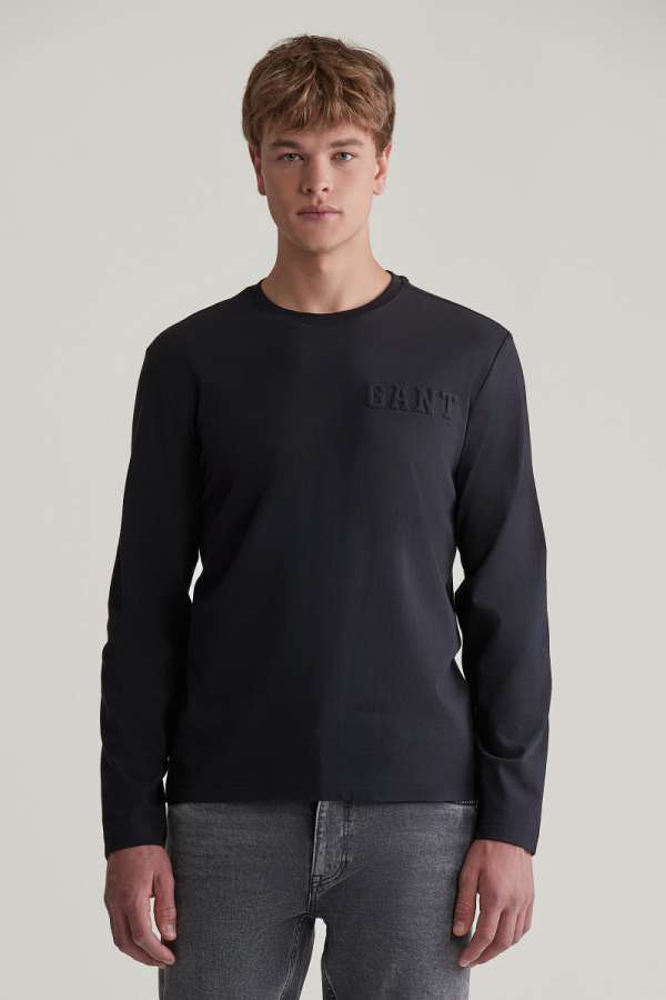 PÓLÓ GANT EMBOED L THIRT BLACK
