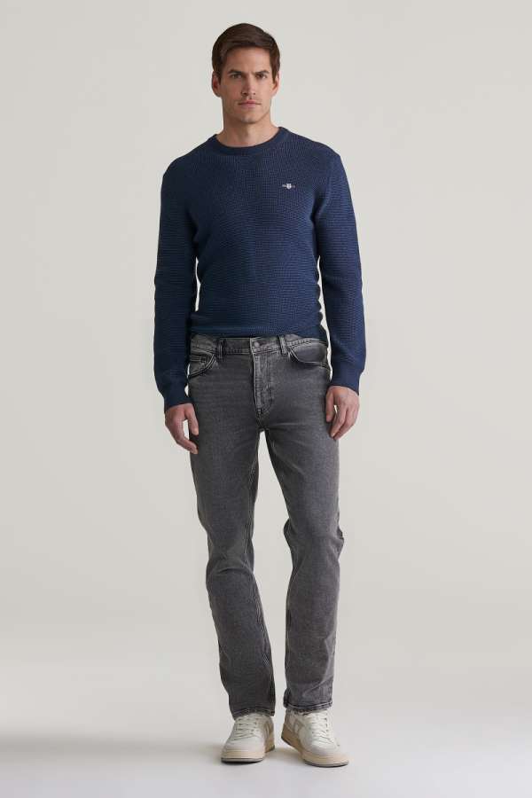 FARMER GANT REGULAR BLACK WASH JEANS BLACK