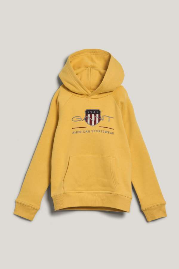 MELEGÍTŐ FELSŐ GANT ARCHIVE SHIELD HOODIE FADED SUNSET