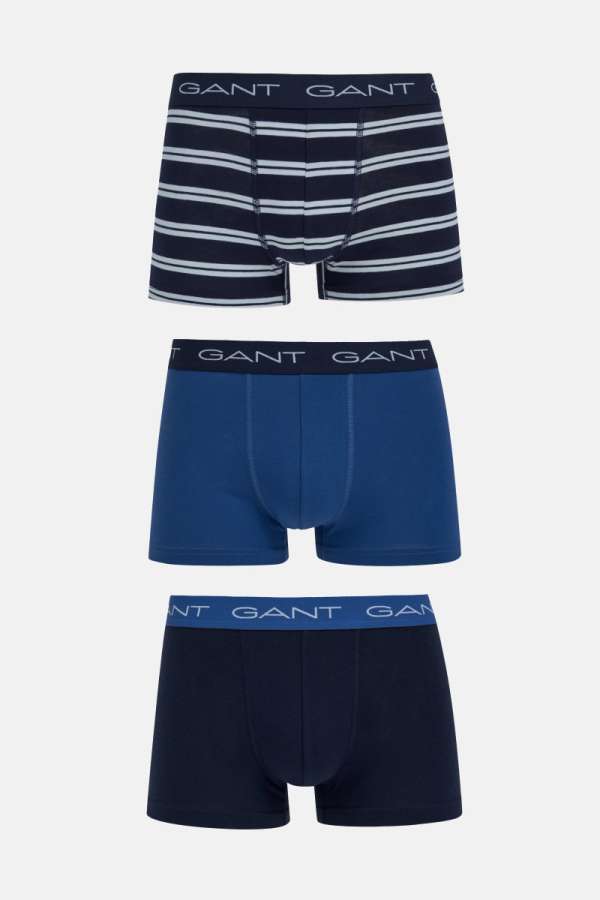 ALSÓNEŰ GANT STRIPE TRUNK 3-PACK EVENING BLUE