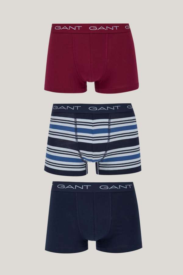 ALSÓNEŰ GANT ULTISTRIPE TRUNK 3-PACK EVENING BLUE