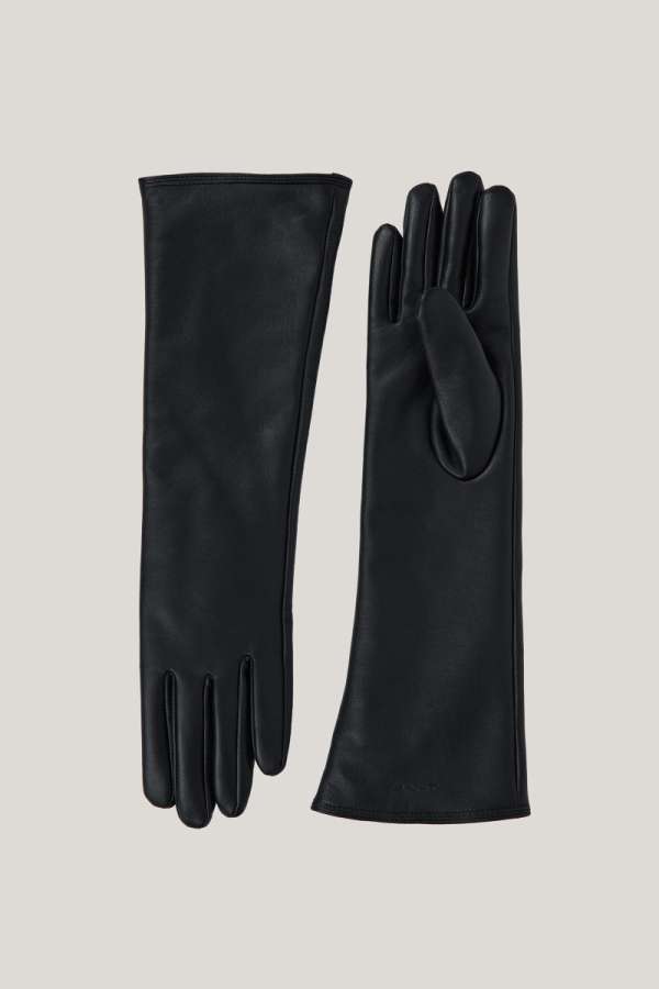 KEZTYŰ GANT LONG LEATHER GLOVE BLACK