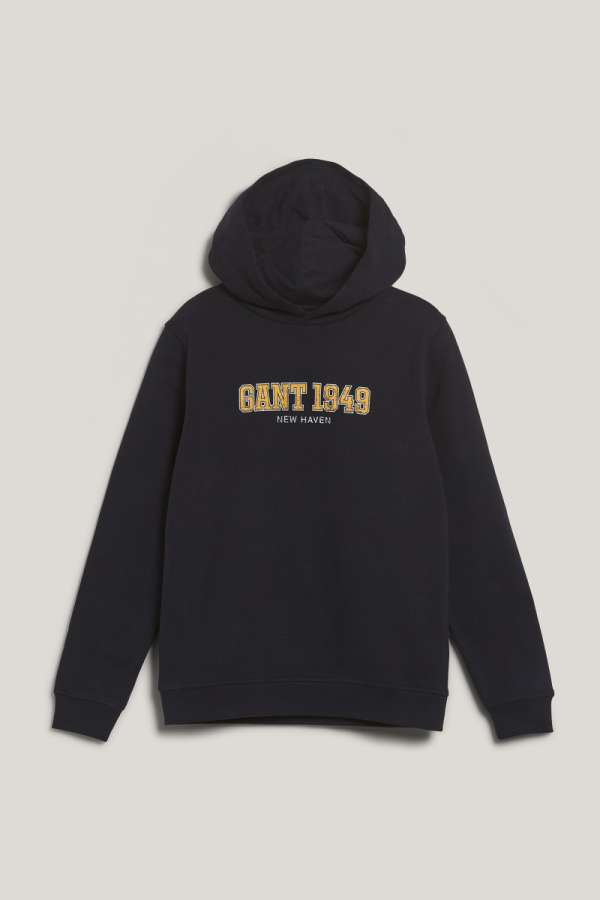 MELEGÍTŐ FELSŐ GANT 1949 HOODIE EVENING BLUE