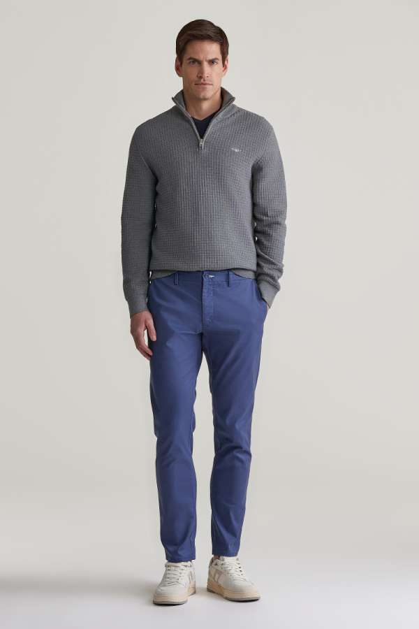 NADRÁG GANT SLIM CHINOS DUSTY NAVY
