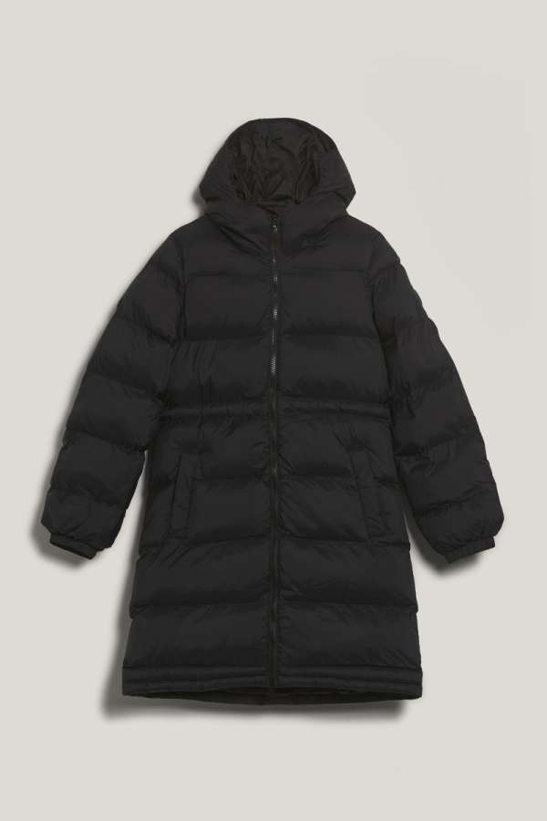 DZSEKI GANT LONG HEAVY PADDED JACKET BLACK