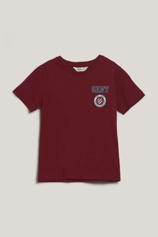 PÓLÓ GANT 1949 T-SHIRT WINE RED