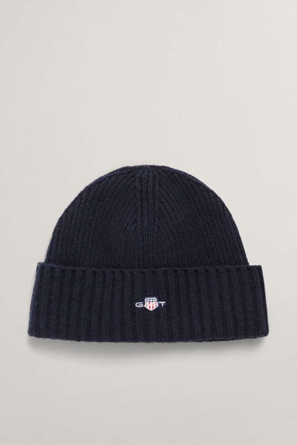 SAPKA 7-16 ÉVES GANT SHIELD WOOL BEANIE EVENING BLUE
