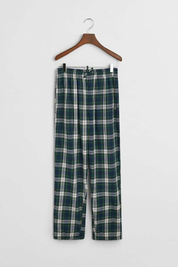 PIZSAMA NADRÁG GANT FLANNEL CHECK PAJAMA PANTS NAVY