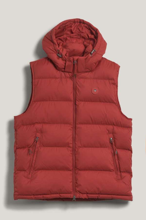 MEÉNY GANT ACTIVE COUD VEST IRON RED