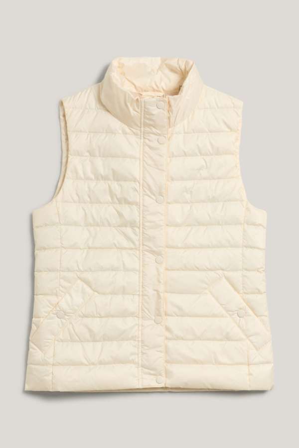 MELLÉNY GANT LIGHT DOWN VEST CREAM