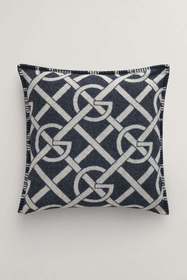 DÍSZPÁRNAHUZAT GANT G-PATTERN CUSHION 50X50 EVENING BLUE