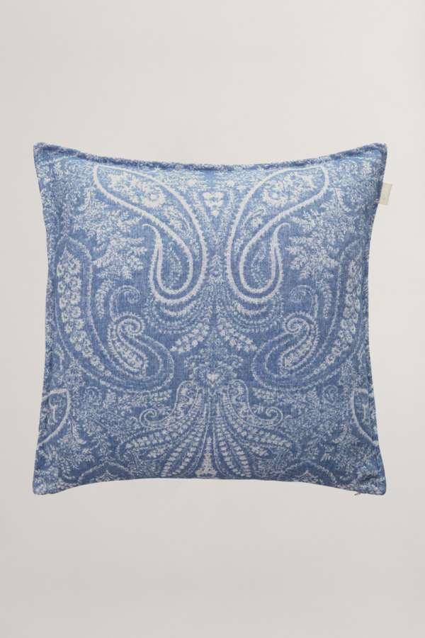 DÍSZPÁRNAHUZAT GANT JACQUARD PAISLEY CUSHION 50X50 MID BLUE