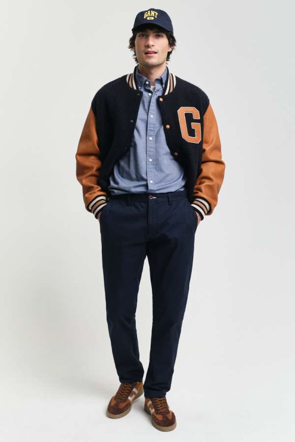 NADRÁG GANT SLIM CHINOS MARINE