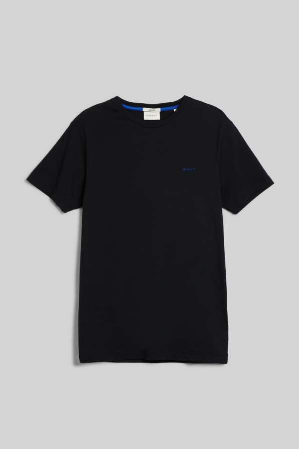 PÓLÓ GANT CONTRAT LOGO  T-HIRT BLACK