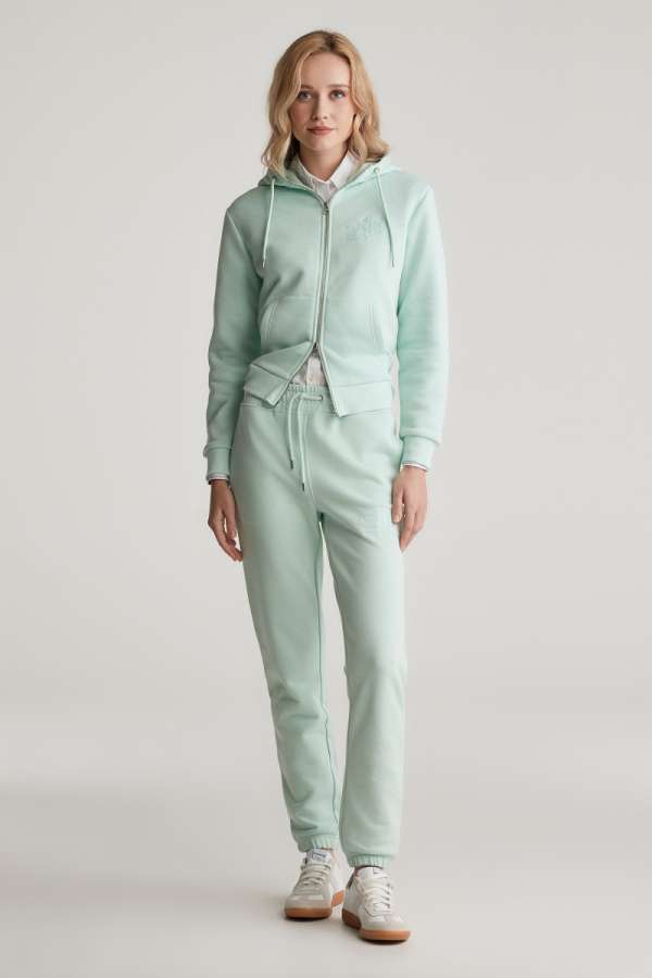 TRÉNINGNADRÁG GANT REG TONAL SHIELD SWEATPANTS FADED MINT