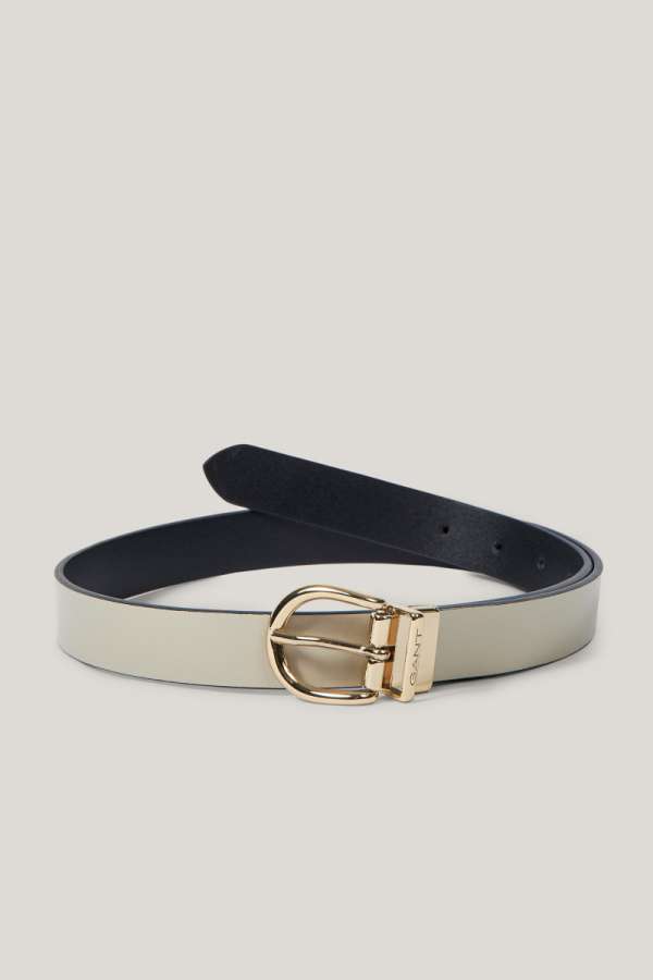 ÖV GANT REVERSIBLE LEATHER BELT BLACK