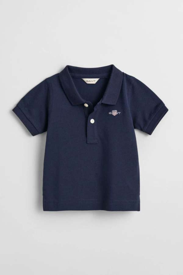 PÓLÓ GANT SHIELD PIQUE SS RUGGER MARINE