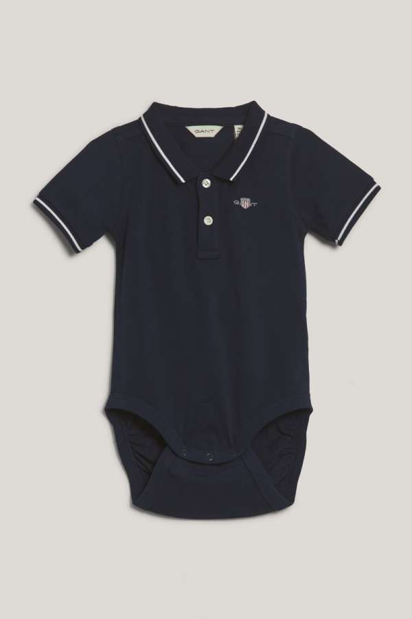 BODY GANT CONTRAST TP PIQUE BODY MARINE