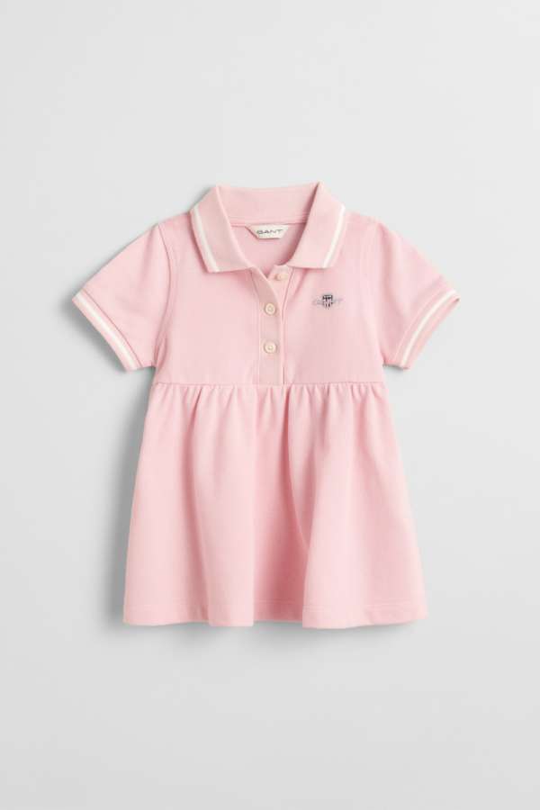 RUHA GANT PIQUE SPIN DRESS BLUSHING PINK