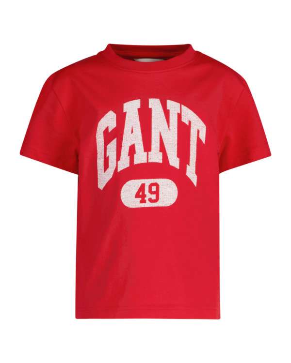 PÓLÓ GANT 49 ARCH RELAXED T-SHIRT BRIGHT RED
