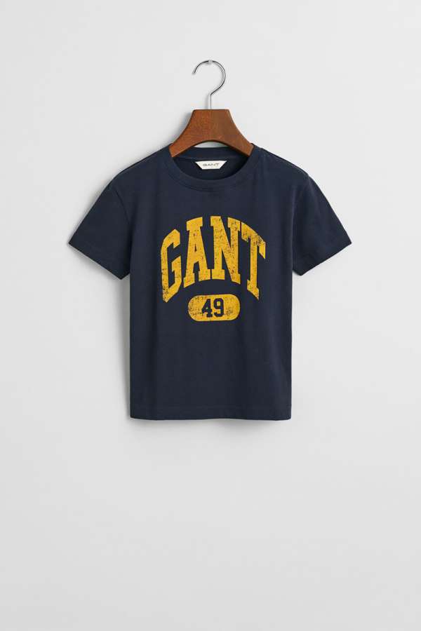PÓLÓ GANT 49 ARCH RELAXED T-SHIRT EVENING BLUE