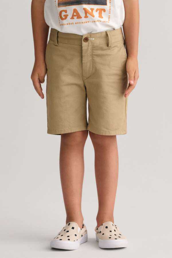 RÖVIDNADRÁG GANT REGULAR CHINO SHORTS DARK KHAKI