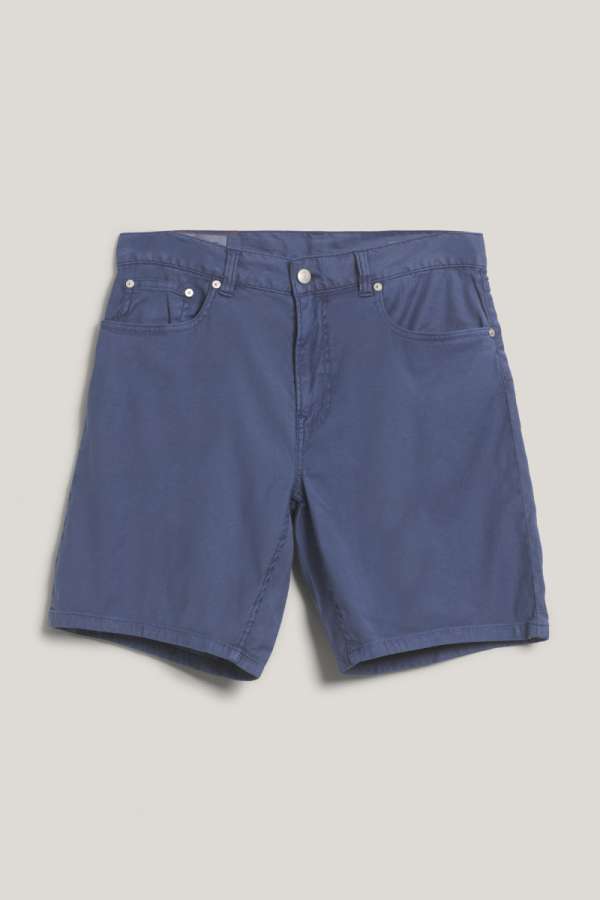 RÖVIDNADRÁG GANT REG COT/LINEN JEANS SHORTS DUSTY NAVY