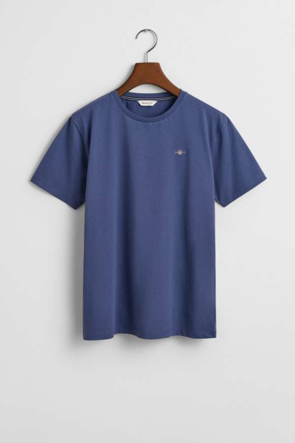 PÓLÓ GANT SHIELD SS T-SHIRT DUSTY NAVY