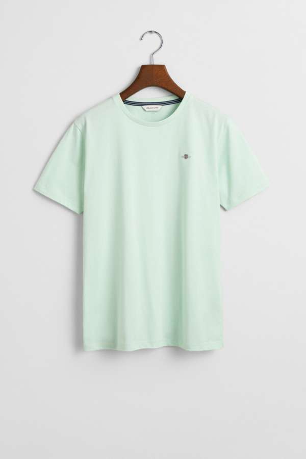 PÓLÓ GANT SHIELD SS T-SHIRT FADED MINT