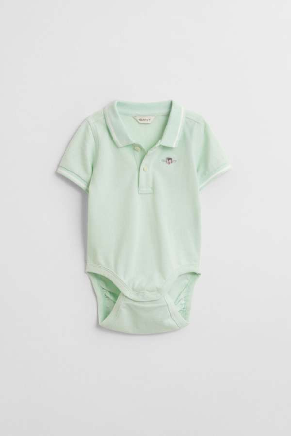 BODY GANT CONTRAST TP PIQUE BODY FADED MINT