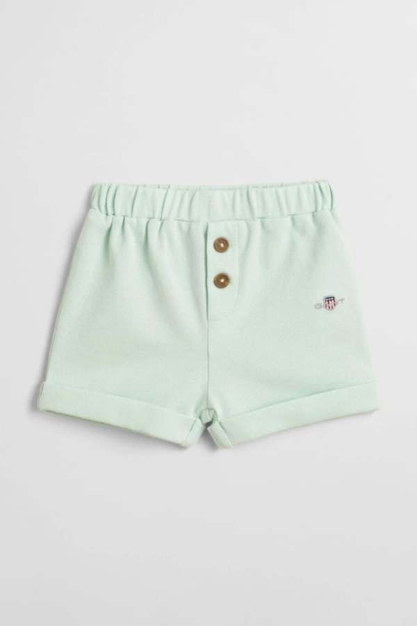 RÖVIDNADRÁG GANT SHIELD PIQUE SHORTS FADED MINT