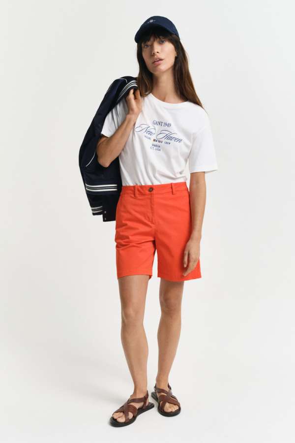 RÖVIDNADRÁG GANT CHINO SHORTS ORANGE RED