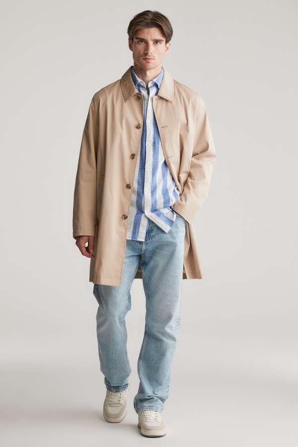KABÁT GANT COTTON CAR COAT DRY AND