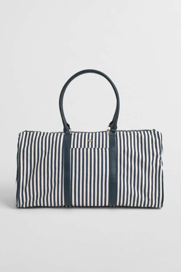 SPORTTÁSKA GANT HICKORY STRIPED DUFFLE BAG EVENING BLUE