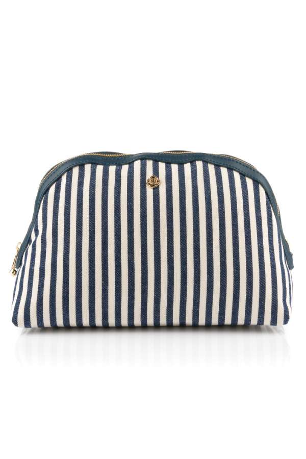 KOZMETIKAI TÁSKA GANT HICKORY STRIPE WASH BAG EVENING BLUE