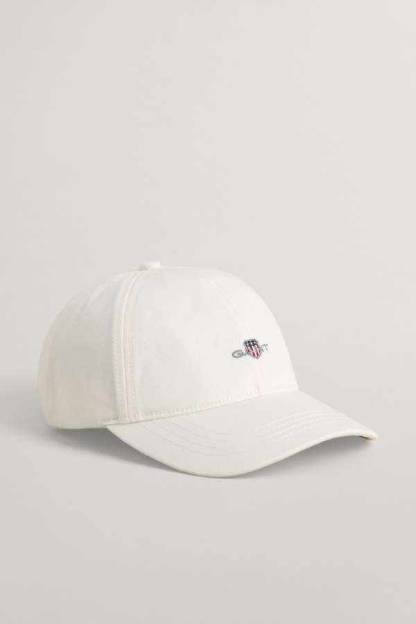 SAPKA 1-6 ÉVES GANT SHIELD COTTON TWILL CAP EGGSHELL
